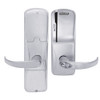 AD200-MS-50-MS-SPA-RD-626 Schlage Office Mortise Magnetic Stripe(Swipe) Lock with Sparta Lever in Satin Chrome