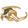 PB5307LN-612 Yale 5300LN Series Single Cylinder Entry Cylindrical Lock with Pacific Beach Lever in Satin Bronze