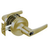 B-MO5304LN-609 Yale 5300LN Series Single Cylinder Entry Cylindrical Lock with Monroe Lever Prepped for SFIC in Antique Brass