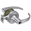 SI-PB5305LN-626 Yale 5300LN Series Single Cylinder Storeroom or Closet Cylindrical Lock with Pacific Beach Lever Prepped for Schlage IC Core in Satin Chrome