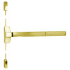 7110-24-605 Yale 7000 Series Non Fire Rated Surface Vertical Rod Exit Device in Bright Brass