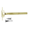 7120F-48-606 Yale 7000 Series Fire Rated Concealed Vertical Rod Exit Device in Satin Brass