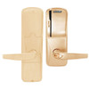 AD200-MS-60-MS-ATH-GD-29R-612 Schlage Apartment Mortise Magnetic Stripe(Swipe) Lock with Athens Lever in Satin Bronze