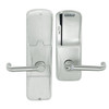 AD200-MS-60-MS-TLR-GD-29R-619 Schlage Apartment Mortise Magnetic Stripe(Swipe) Lock with Tubular Lever in Satin Nickel