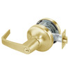 AU4729LN-605 Yale 4700LN Series Single Cylinder Communicating Classroom Cylindrical Lock with Augusta Lever in Bright Brass