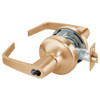 M-AU4708LN-612 Yale 4700LN Series Single Cylinder Classroom Cylindrical Lock with Augusta Lever Prepped for Medeco-ASSA IC Core in Satin Bronze