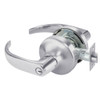 PB4706LN-626 Yale 4700LN Series Single Cylinder Service Station Cylindrical Lock with Pacific Beach Lever in Satin Chrome