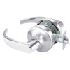 PB4701LN-625 Yale 4700LN Series Non Keyed Passage or Closet Cylindrical Lock with Pacific Beach Lever in Bright Chrome
