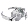 B-PB4705LN-626 Yale 4700LN Series Single Cylinder Storeroom or Closet Cylindrical Lock with Pacific Beach Lever Prepped for SFIC in Satin Chrome