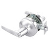 MO4708LN-625 Yale 4700LN Series Single Cylinder Classroom Cylindrical Lock with Monroe Lever in Bright Chrome