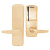 AD200-MS-40-MS-ATH-PD-612 Schlage Privacy Mortise Magnetic Stripe(Swipe) Lock with Athens Lever in Satin Bronze