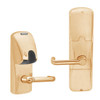 AD200-MD-40-MG-TLR-RD-612 Schlage Privacy Mortise Deadbolt Magnetic Stripe(Insert) Lock with Tubular Lever in Satin Bronze