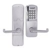 AD200-MS-60-MSK-TLR-PD-626 Schlage Apartment Mortise Magnetic Stripe Keypad Lock with Tubular Lever in Satin Chrome