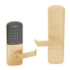 AD200-MS-60-MTK-RHO-PD-612 Schlage Apartment Mortise Multi-Technology Keypad Lock with Rhodes Lever in Satin Bronze