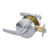 MO4604LN-626 Yale 4600LN Series Single Cylinder Entry Cylindrical Lock with Monroe Lever in Satin Chrome