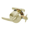 MO4607LN-606 Yale 4600LN Series Single Cylinder Entry Cylindrical Lock with Monroe Lever in Satin Brass