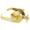 AU4608LN-605 Yale 4600LN Series Single Cylinder Classroom Cylindrical Lock with Augusta Lever in Bright Brass