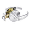 PB4607LN-625 Yale 4600LN Series Single Cylinder Entry Cylindrical Lock with Pacific Beach Lever in Bright Chrome