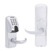 AD250-CY-40-MGK-SPA-RD-625 Schlage Privacy Magnetic Stripe(Insert) Keypad Lock with Sparta Lever in Bright Chrome