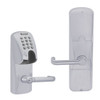 AD250-CY-40-MGK-TLR-RD-626 Schlage Privacy Magnetic Stripe(Insert) Keypad Lock with Tubular Lever in Satin Chrome