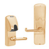 AD250-CY-70-MG-TLR-PD-612 Schlage Classroom/Storeroom Magnetic Stripe(Insert) Lock with Tubular Lever in Satin Bronze