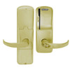 AD250-MS-50-MS-SPA-RD-606 Schlage Office Magnetic Stripe(Swipe) Lock with Sparta Lever in Satin Brass