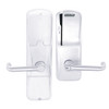 AD250-MD-40-MS-TLR-PD-625 Schlage Privacy Magnetic Stripe(Swipe) Lock with Tubular Lever in Bright Chrome