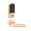 LEMS-GRW-P-18-612-00B Schlage Storeroom Wireless Greenwich Mortise Lock with LED Indicator and 18 Lever in Satin Bronze