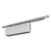 P4450ST-689 Yale 4400 Series Institutional Door Closer with Push Side Low Profile Slide Track Arm in Aluminum Painted