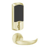 LEMD-GRW-P-17-606-00A Schlage Privacy/Apartment Wireless Greenwich Mortise Deadbolt Lock with LED and Sparta Lever in Satin Brass