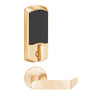 LEMD-GRW-P-06-612-00B Schlage Privacy/Apartment Wireless Greenwich Mortise Deadbolt Lock with LED and Rhodes Lever in Satin Bronze
