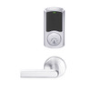 LEMD-GRW-P-01-625-00B Schlage Privacy/Apartment Wireless Greenwich Mortise Deadbolt Lock with LED and 01 Lever in Bright Chrome