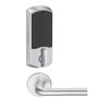 LEMD-GRW-P-02-626-00A Schlage Privacy/Apartment Wireless Greenwich Mortise Deadbolt Lock with LED and 02 Lever in Satin Chrome