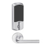 LEMD-GRW-P-02-626-00B Schlage Privacy/Apartment Wireless Greenwich Mortise Deadbolt Lock with LED and 02 Lever in Satin Chrome