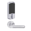 LEMD-GRW-P-18-626-00B Schlage Privacy/Apartment Wireless Greenwich Mortise Deadbolt Lock with LED and 18 Lever in Satin Chrome
