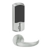 LEMD-GRW-L-17-619-00A Schlage Less Cylinder Privacy/Apartment Wireless Greenwich Mortise Deadbolt Lock with LED and Sparta Lever in Satin Nickel