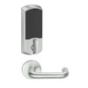 LEMD-GRW-L-03-619-00A Schlage Less Cylinder Privacy/Apartment Wireless Greenwich Mortise Deadbolt Lock with LED and Tubular Lever in Satin Nickel