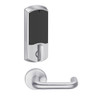 LEMD-GRW-L-03-626-00B Schlage Less Cylinder Privacy/Apartment Wireless Greenwich Mortise Deadbolt Lock with LED and Tubular Lever in Satin Chrome