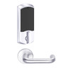 LEMD-GRW-L-03-625-00C Schlage Less Cylinder Privacy/Apartment Wireless Greenwich Mortise Deadbolt Lock with LED and Tubular Lever in Bright Chrome