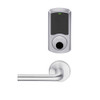 LEMD-GRW-L-02-626-00B Schlage Less Cylinder Privacy/Apartment Wireless Greenwich Mortise Deadbolt Lock with LED and 02 Lever in Satin Chrome