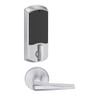LEMD-GRW-L-05-626-00B Schlage Less Cylinder Privacy/Apartment Wireless Greenwich Mortise Deadbolt Lock with LED and 05 Lever in Satin Chrome
