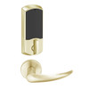 LEMD-GRW-J-OME-606-00C Schlage Privacy/Apartment Wireless Greenwich Mortise Deadbolt Lock with LED and Omega Lever Prepped for FSIC in Satin Brass