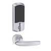 LEMD-GRW-BD-07-626-00C Schlage Privacy/Apartment Wireless Greenwich Mortise Deadbolt Lock with LED and Athens Lever Prepped for SFIC in Satin Chrome