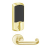LEMD-GRW-BD-03-605-00C Schlage Privacy/Apartment Wireless Greenwich Mortise Deadbolt Lock with LED and Tubular Lever Prepped for SFIC in Bright Brass