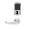 LEMD-GRW-BD-06-619-00B Schlage Privacy/Apartment Wireless Greenwich Mortise Deadbolt Lock with LED and Rhodes Lever Prepped for SFIC in Satin Nickel