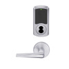 LEMD-GRW-BD-05-626-00C Schlage Privacy/Apartment Wireless Greenwich Mortise Deadbolt Lock with LED and 05 Lever Prepped for SFIC in Satin Chrome