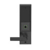 LEMS-ADD-P-01-622 Schlage Storeroom Wireless Addison Mortise Lock with LED and 01 Lever in Matte Black