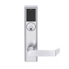 LEMB-ADD-P-06-626AM Schlage Privacy/Office Wireless Addison Mortise Lock with Push Button, LED and Rhodes Lever in Satin Chrome Antimicrobial