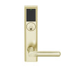 LEMB-ADD-P-18-606 Schlage Privacy/Office Wireless Addison Mortise Lock with Push Button, LED and 18 Lever in Satin Brass