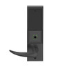 LEMB-ADD-P-OME-622 Schlage Privacy/Office Wireless Addison Mortise Lock with Push Button, LED and Omega Lever in Matte Black